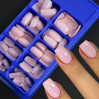 Milk White Press Nails Medium