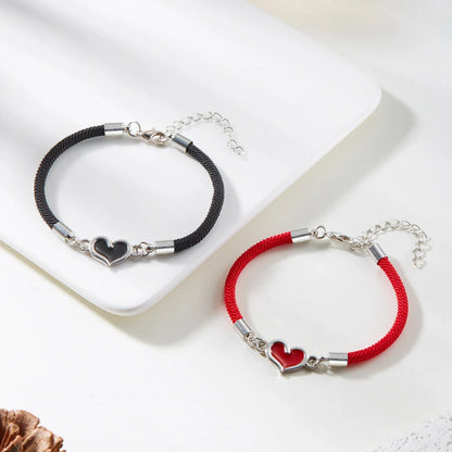 Luminous Heart Couple Bracelet