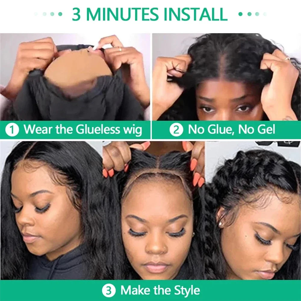 Glueless Water Wave Wig