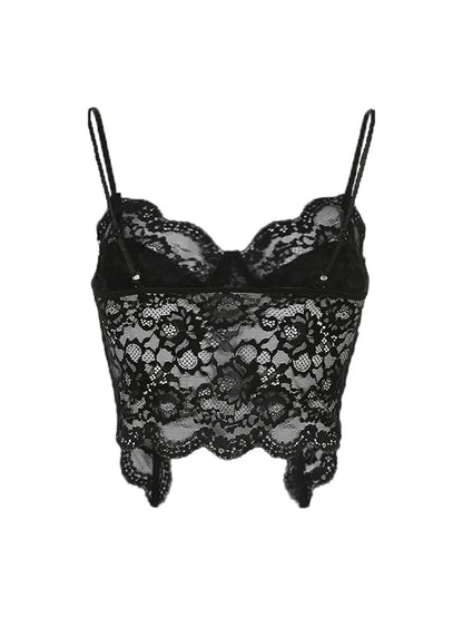 Gothic Lace Crop Top