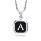 Initials Letter Pendant Necklace
