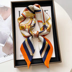 Elegant Silk Feel Square Scarf