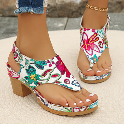 Summer Women Chunky Sandals