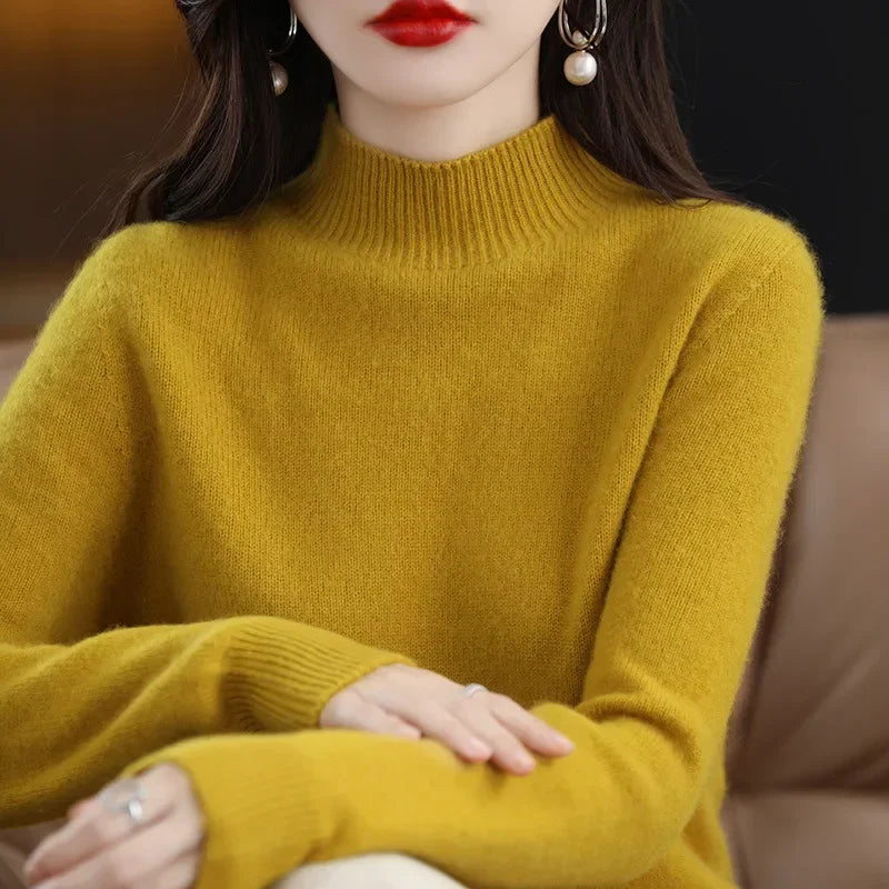 Basic Half-High Collar Sweater