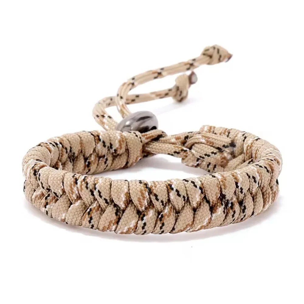 Adjustable Paracord Survival Bracelet