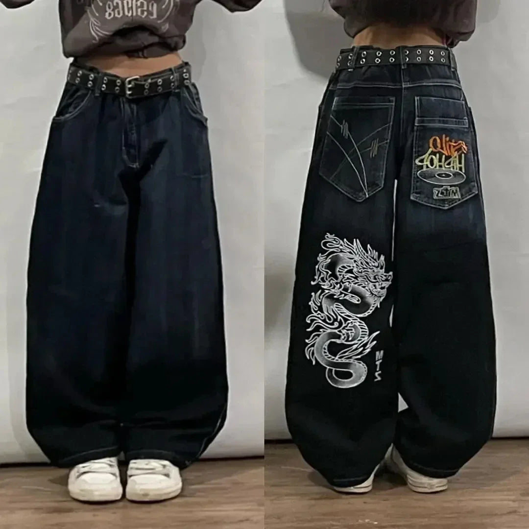 Joker embroidered jeans