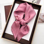 Solid Color Square Bandana Scarf