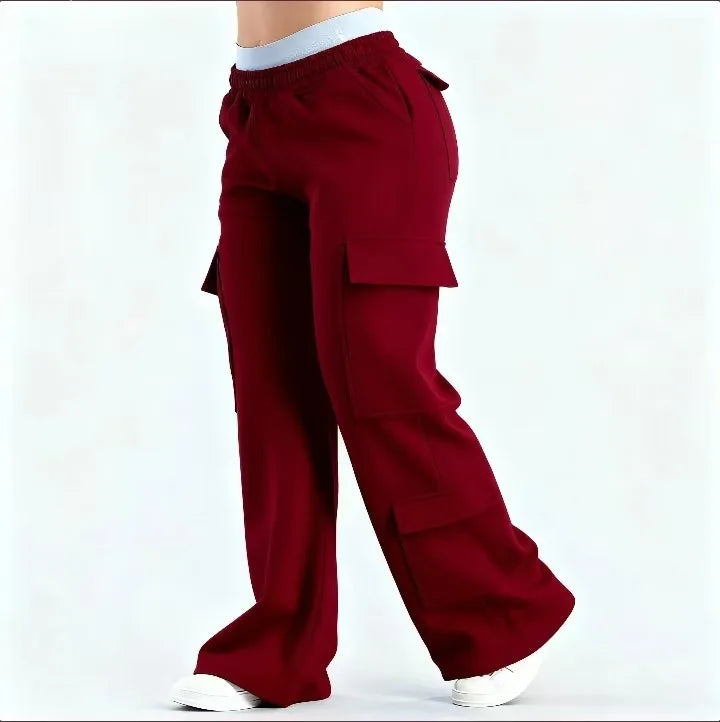 Cakulo Wide-Leg Cargo Pants