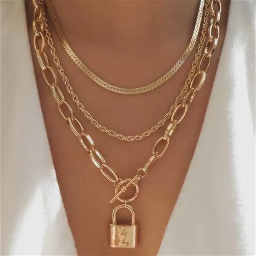 Multilevel Hip Hop Necklace