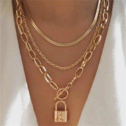 Multilevel Hip Hop Necklace