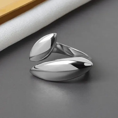 Silver Gothic Star Ring