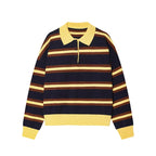 Striped Polo Sweater