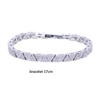 Tennis Zirconia Chain Bracelet