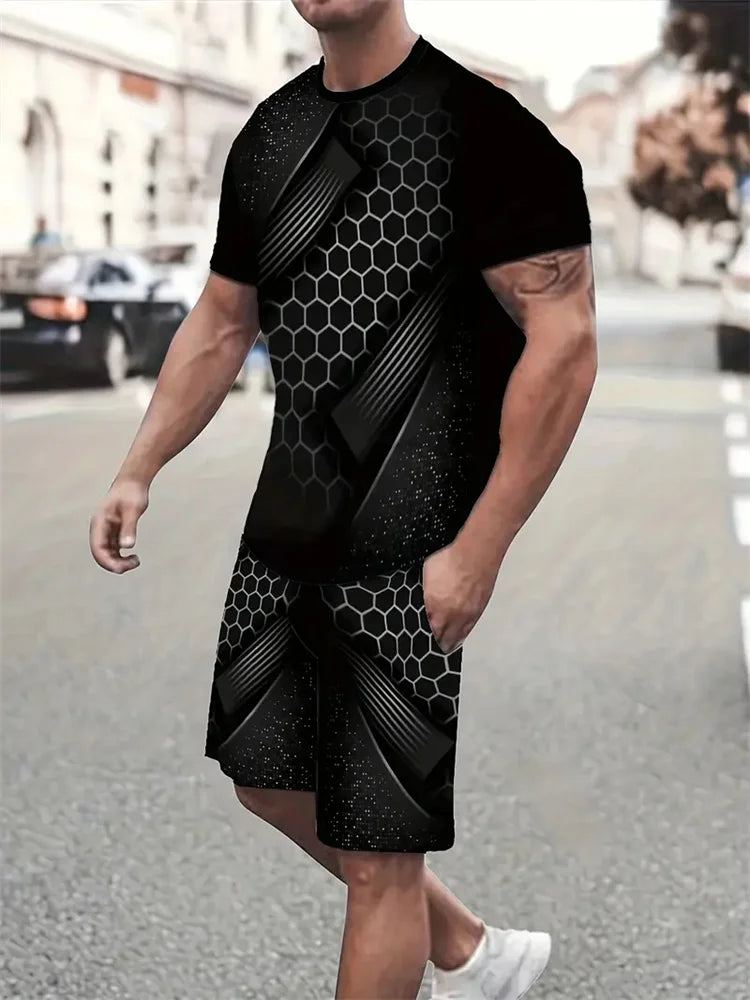 Vintage Ethnic 3D Print Tracksuit
