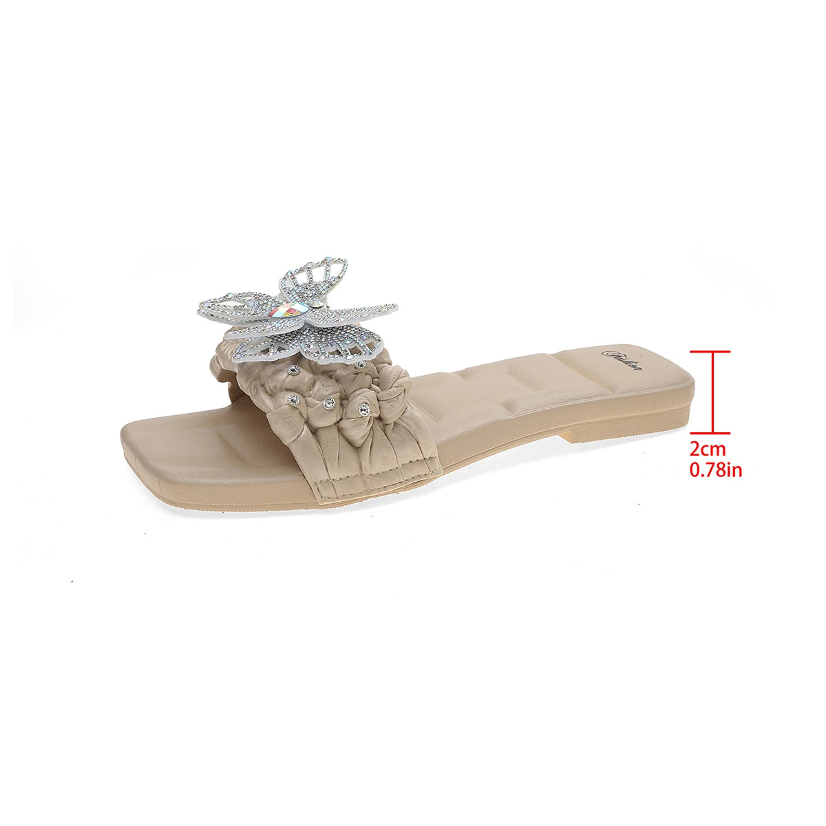 Concise PU Summer Slippers