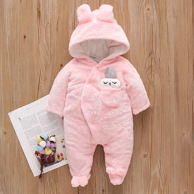 Cute Plush Baby Romper
