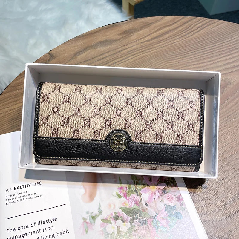 Luxury Leather Long Wallet