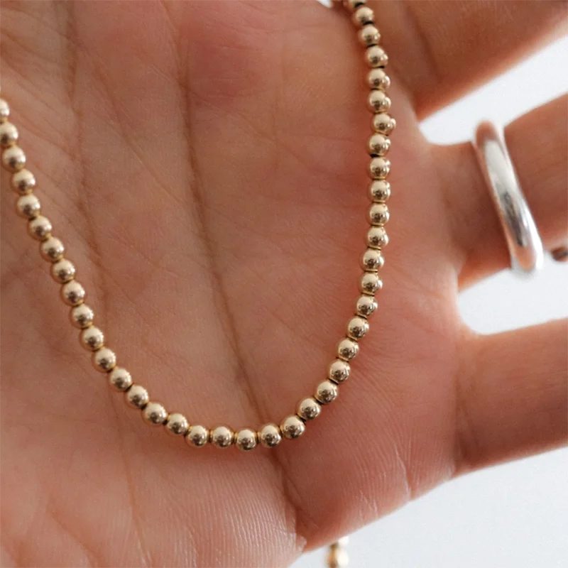 Geometric Zircon Pendant Necklace