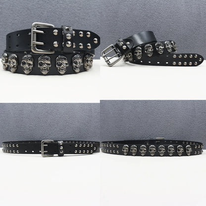 Heavy duty leather belt
