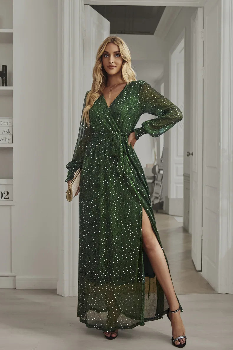 Solid Color Midi Dress