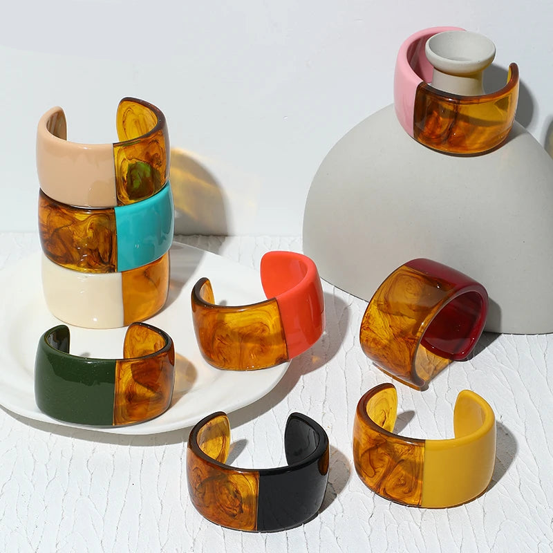 Classic Resin Round Bangle