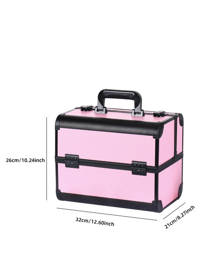 Aluminum Makeup Train Case