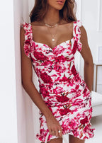 Summer Ruffle Sleeveless Dress