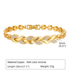 Gold Copper Chain Bracelet