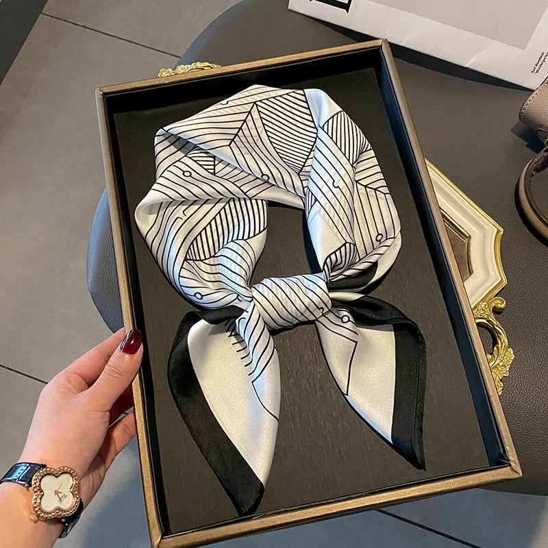 Skinny Silk Bag Ribbon Scarf
