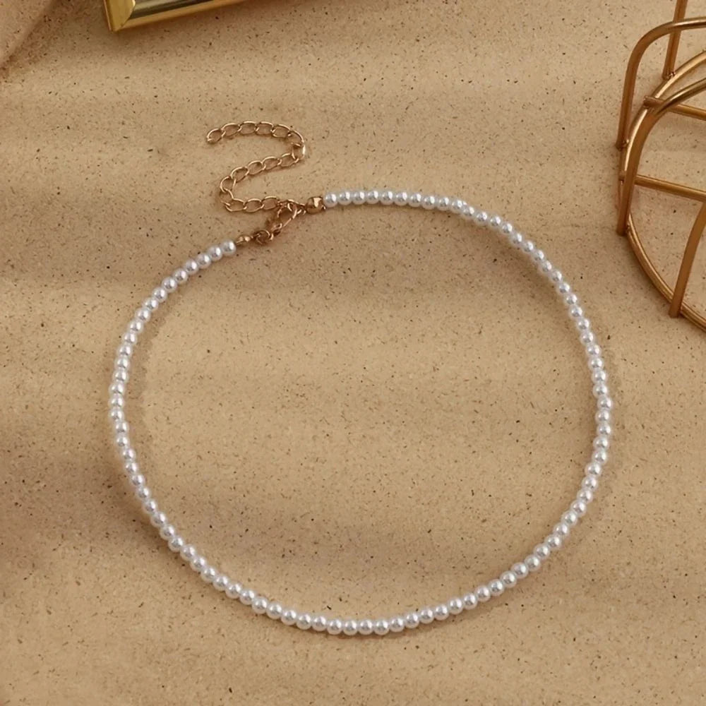 Fashionable Pearl Love Necklace