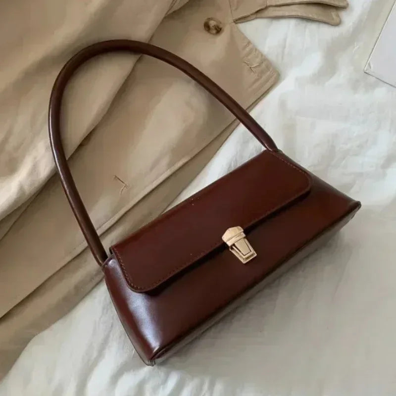 PU Saddle Shoulder Bag