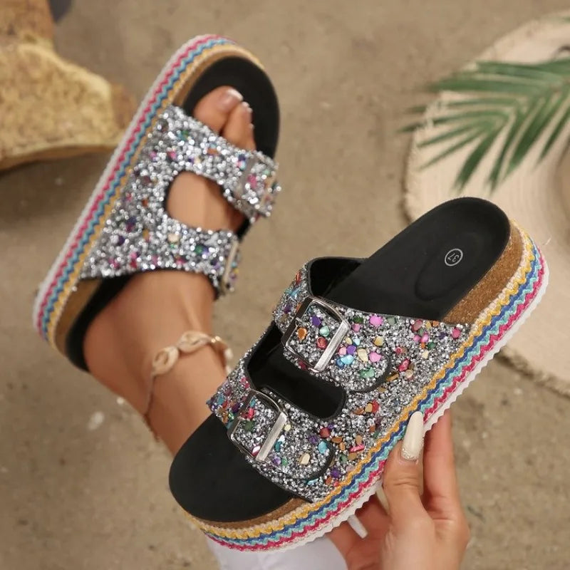 Roman Wedge Summer Sandals