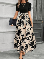 Elegant Floral Maxi Dress