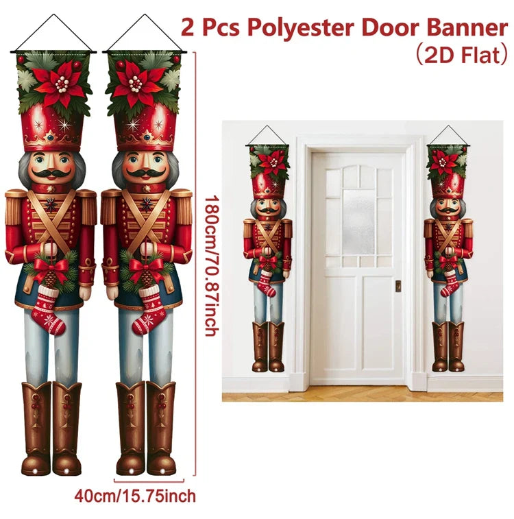 Christmas Nutcracker Door Banner
