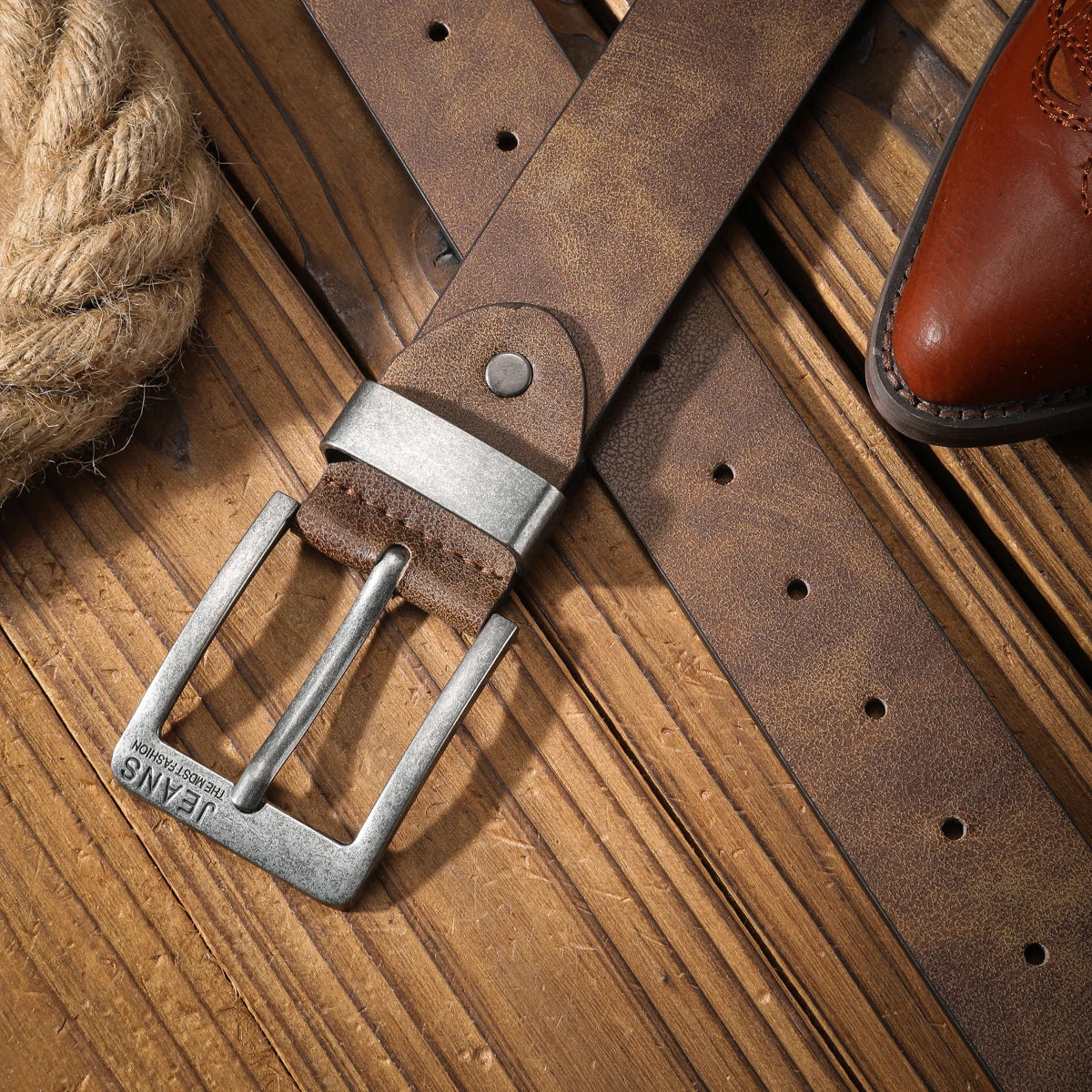 Casual retro PU belt