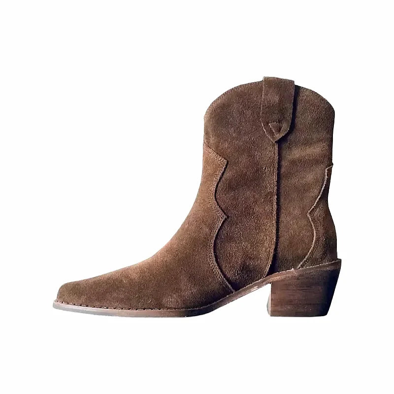 Suede Pointy Boots