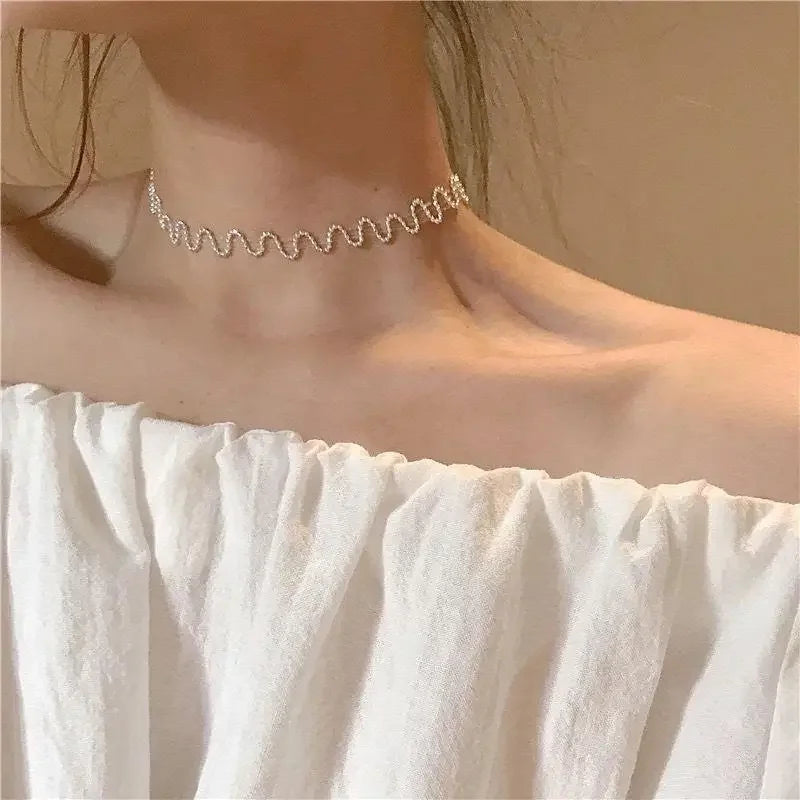 Insect Pendant Snake Necklace