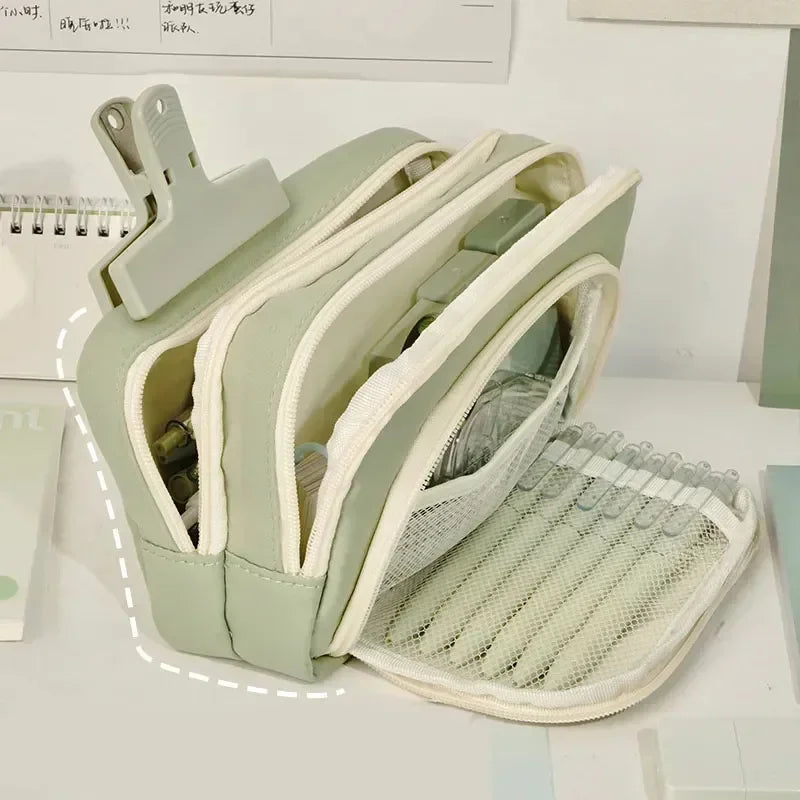 Large Capacity Zipper Pencil Case