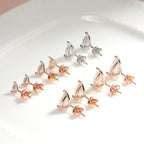 Pear Cut Moissanite Earrings