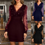 Elegant Sequin Evening Dress