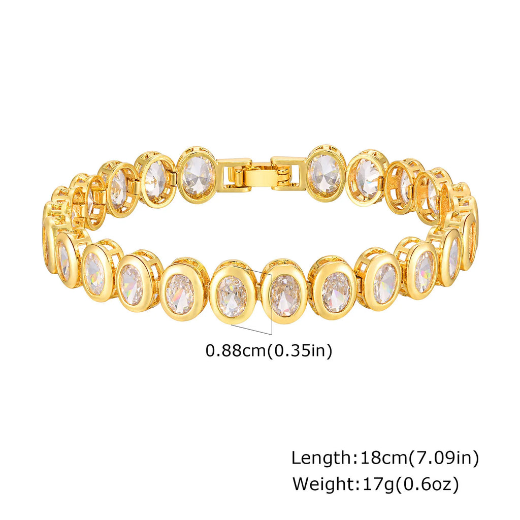 Gold Copper Chain Bracelet