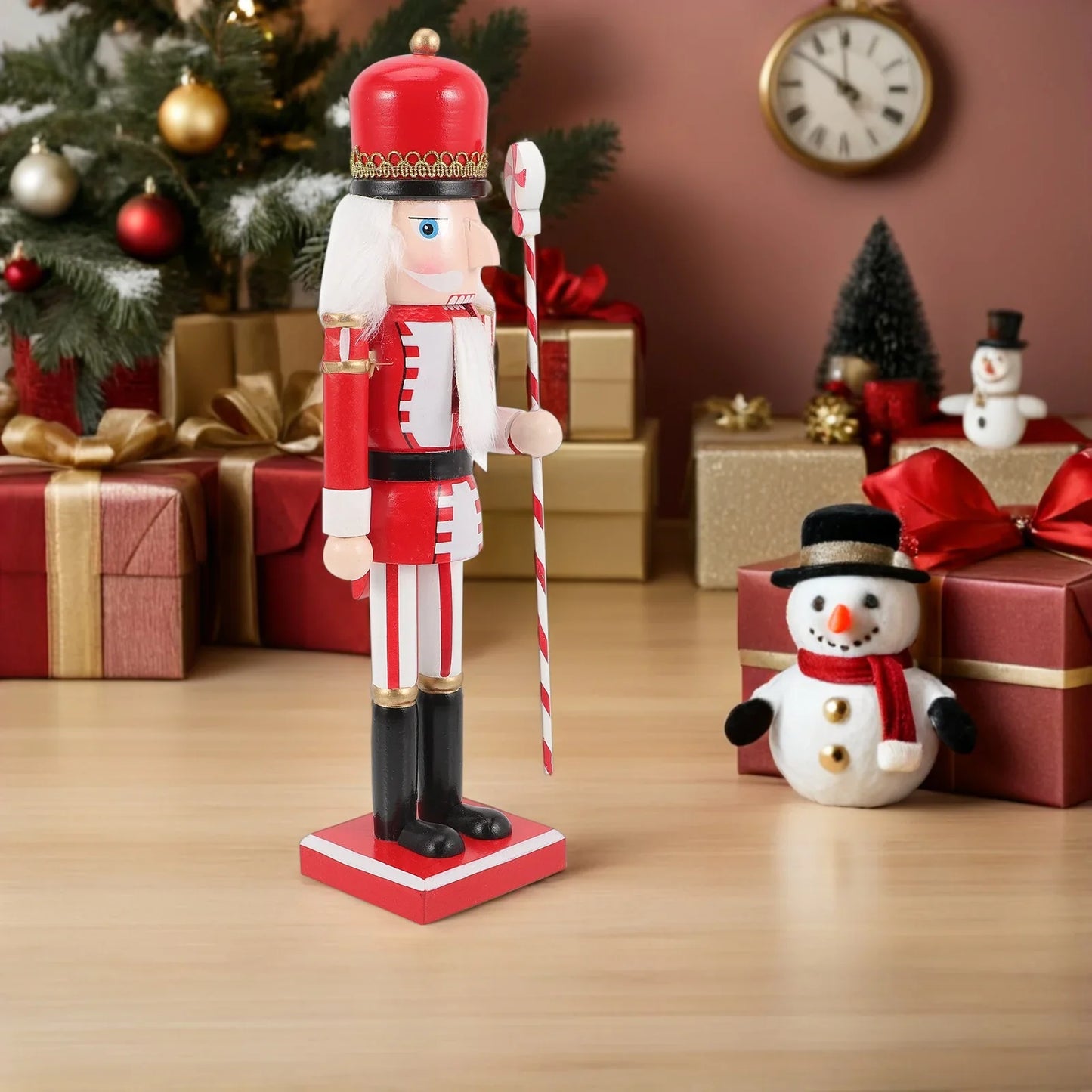 Christmas Nutcracker Soldier Ornament – Traditional Wooden Figurine