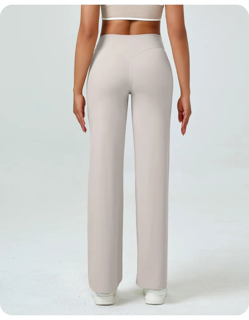 Naked-Feel Straight-Leg Yoga Pants