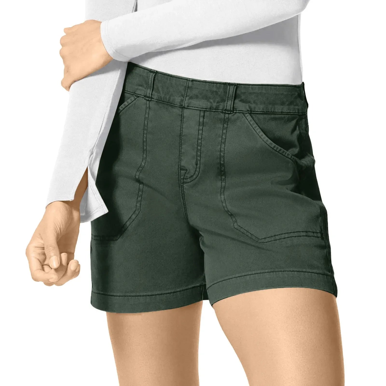 Summer Stretch Denim Shorts