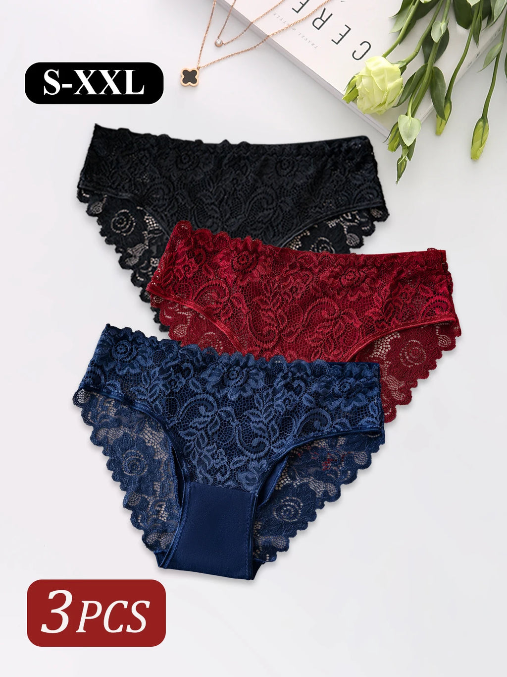 Floral Lace Briefs