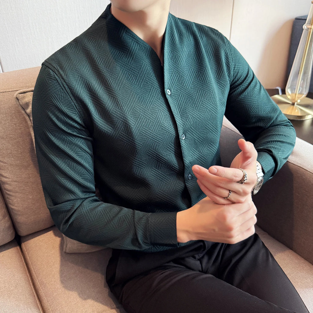 Slim Fit Printed Casual Shirt