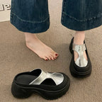 Roman Button Slippers