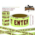Glow-in-the-Dark Warning Tape
