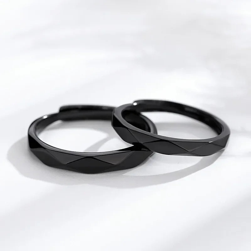 Adjustable Couple Wedding Rings