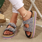 Roman Wedge Summer Sandals